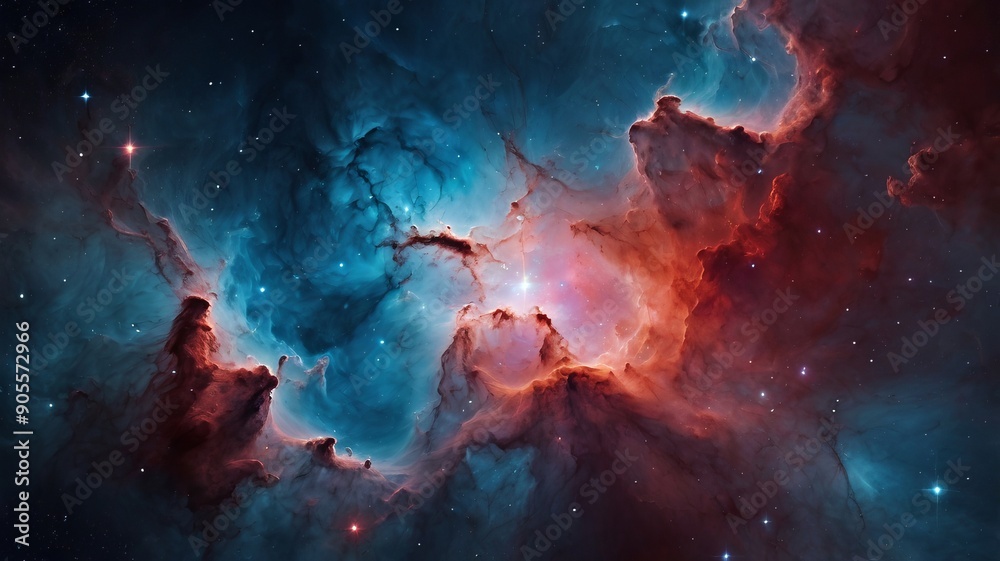 Fototapeta premium Captivating Space Nebula