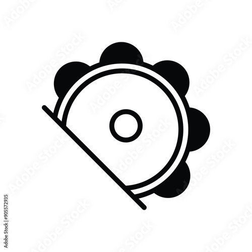 Tambourine vector icon