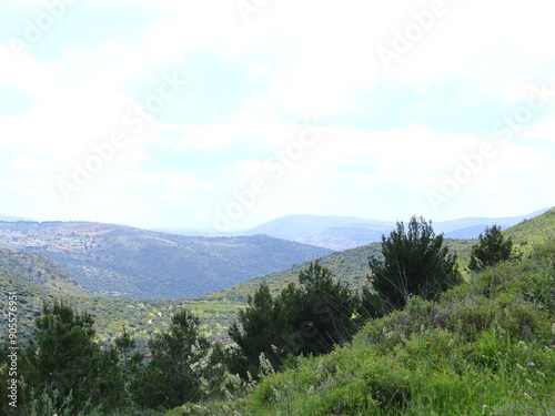 landscape with mountains