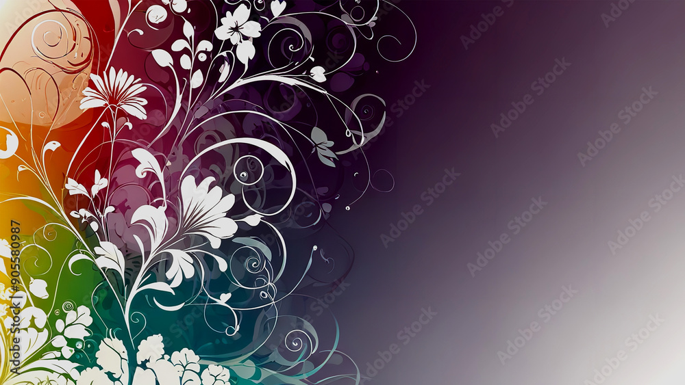 Psychedelic Flora Patterns