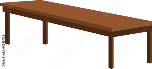 bench, board, cartoon, chair, clip art, comfortable, counter, decorative, design, desk, element, empty, exterior, flat, flat design, front, furniture, graphic, hardwood, home, illustration, indian, in