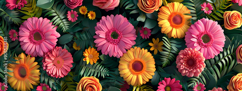 Lush Floral Digital Artwork © EliteStock