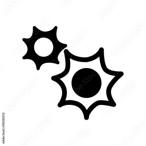 Bullet icon vector illustration graphic design