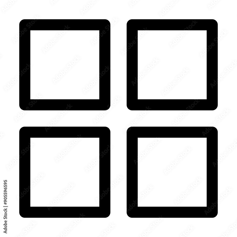Data alignment icon in thin line style vector illustration graphic design Data alignment icon in thin line style vector illustration graphic design