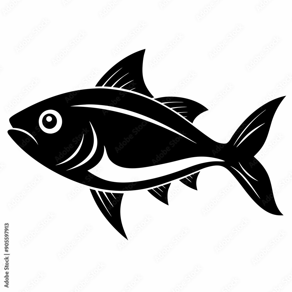 Bluefish Black silhouette Bluefish Black silhouette