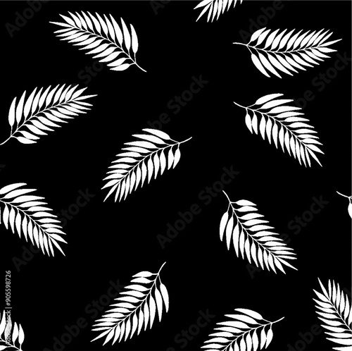 seamless pattern with feathers