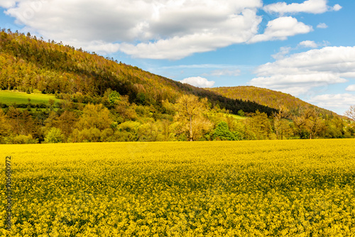 Unterwegs mit dem Fahrrad auf der 1. Werratal-Radweg Etappe von der Werraquelle bei Fehrenbach bis in Werratal bei Wernshausen - Thüringen - Deutschland photo