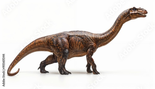 Apatosaurus dinosaur isolated on all-white background