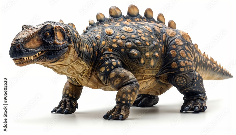 Obraz premium Ankylosaurus dinosaur isolated on all-white background