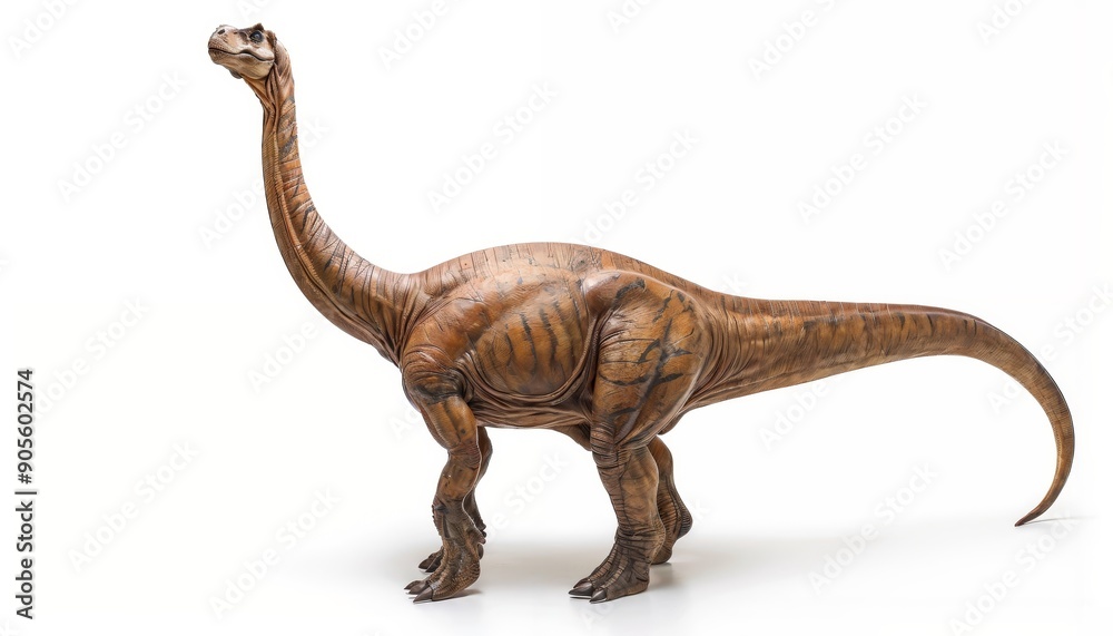 Obraz premium Apatosaurus dinosaur isolated on all-white background