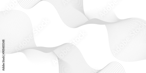 	
Vector Abstract white digital blend wave lines and technology background. Modern white flowing wave lines and glowing moving lines. Futuristic technology and sound wave lines background.