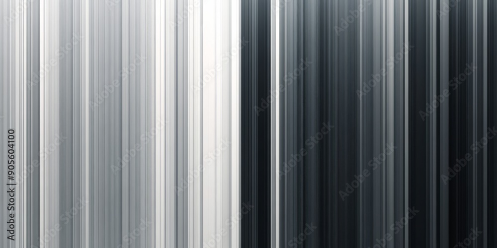 Obraz premium Minimalist Abstract Artwork with Vertical Stripes in Monochrome Gradient
