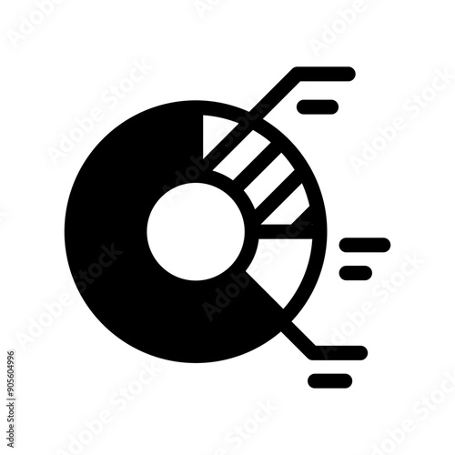 Chart icon vector illustration graphic design