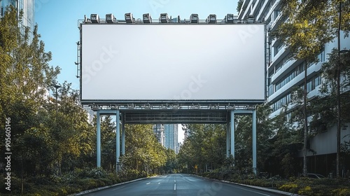 Wallpaper Mural Vacant billboard near a busy city street Torontodigital.ca