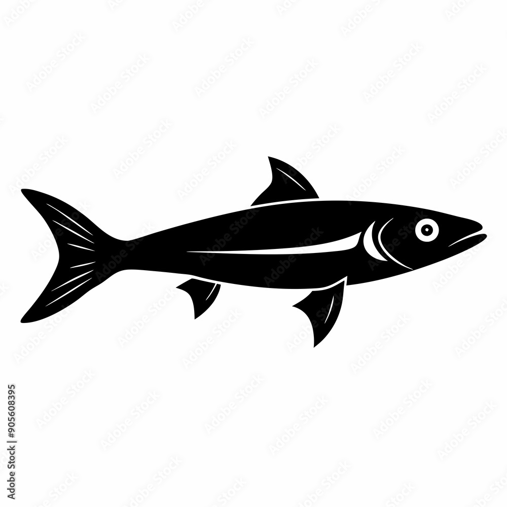 Anchovy Black silhouette Anchovy Black silhouette