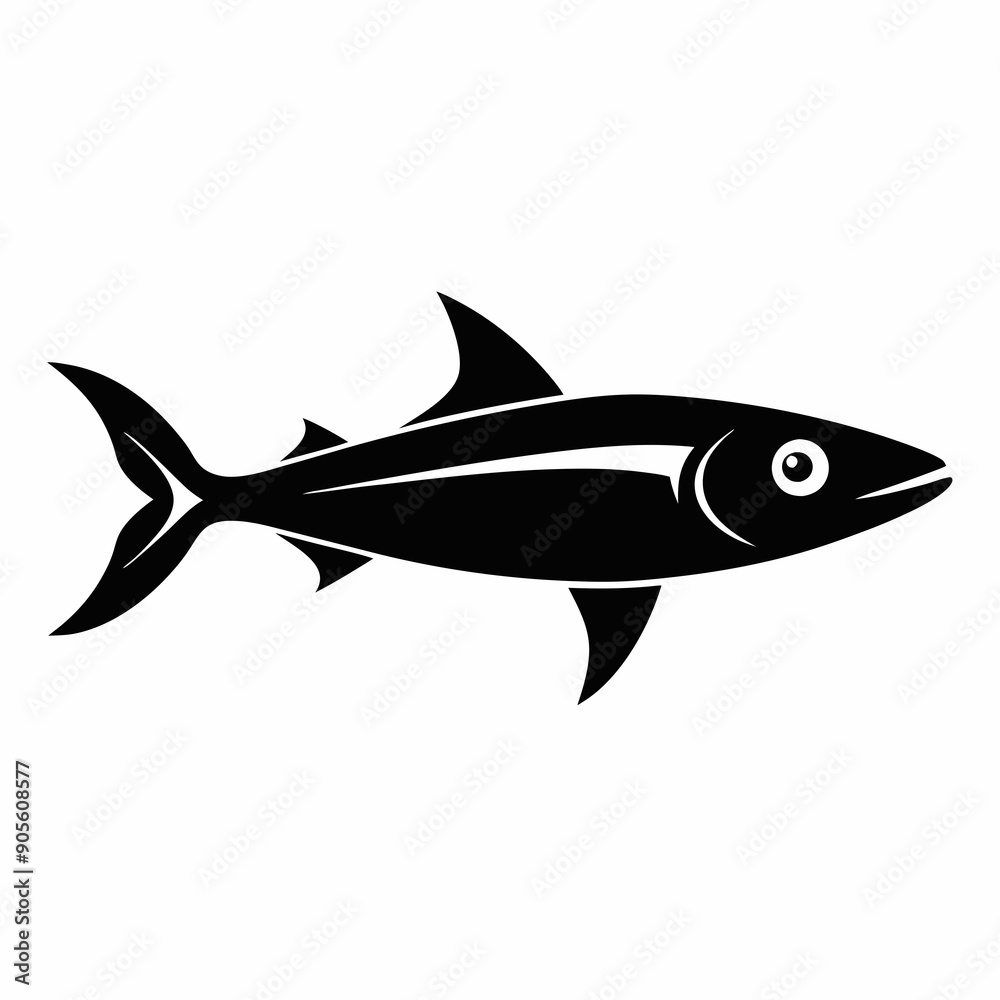 Anchovy Black silhouette Anchovy Black silhouette