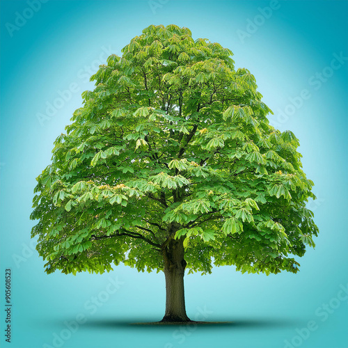 marronnier , arbre, isolé, nature, vert, blanc, plante, branchages, feuille, chène, été, forêt, environnement, grand, célibataire, bois, coffre, congé, naturel, feuillage, gazon, grand, ciel, printemp photo