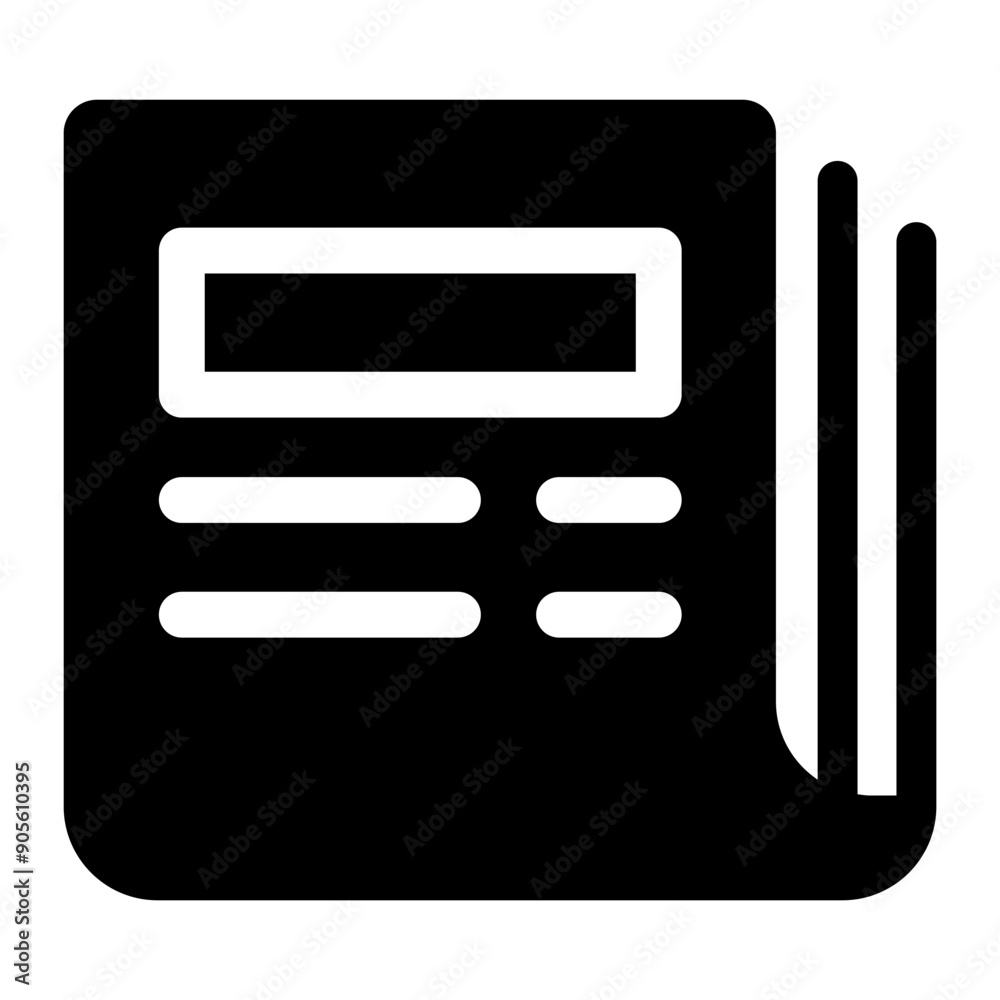 Newspaper icon vector illustration graphic design Newspaper icon vector illustration graphic design