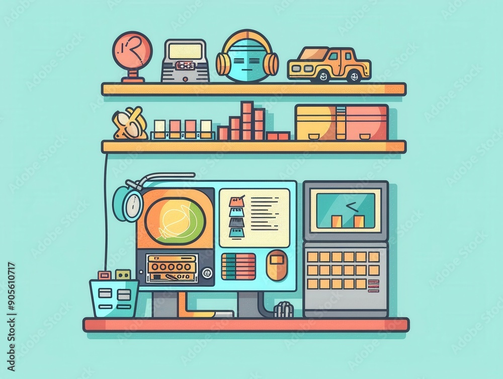 Illustrate a visual summary of financial management tools for small businesses front view to aid selection scifi tone colored pastel Illustrate a visual summary of financial management tools for small businesses front view to aid selection scifi tone colored pastel