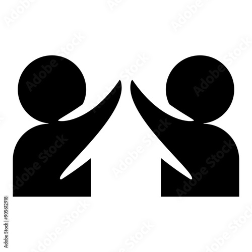 Friendship, cheer, celebration icon vector illustration graphic design