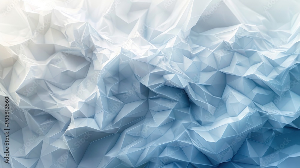 Abstract background with light blue and white geometric shapes. Abstract background with light blue and white geometric shapes.