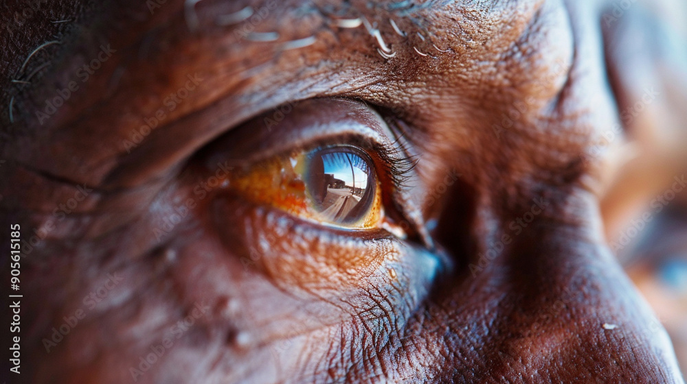 Close-up of a mentor's eyes with abstract, focused and attentive gaze Close-up of a mentor's eyes with abstract, focused and attentive gaze