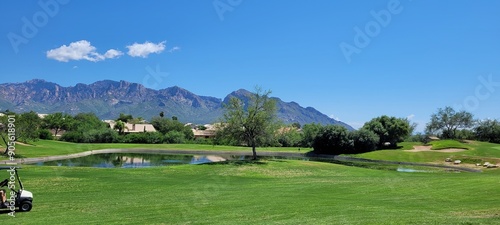 golf course in the morning
