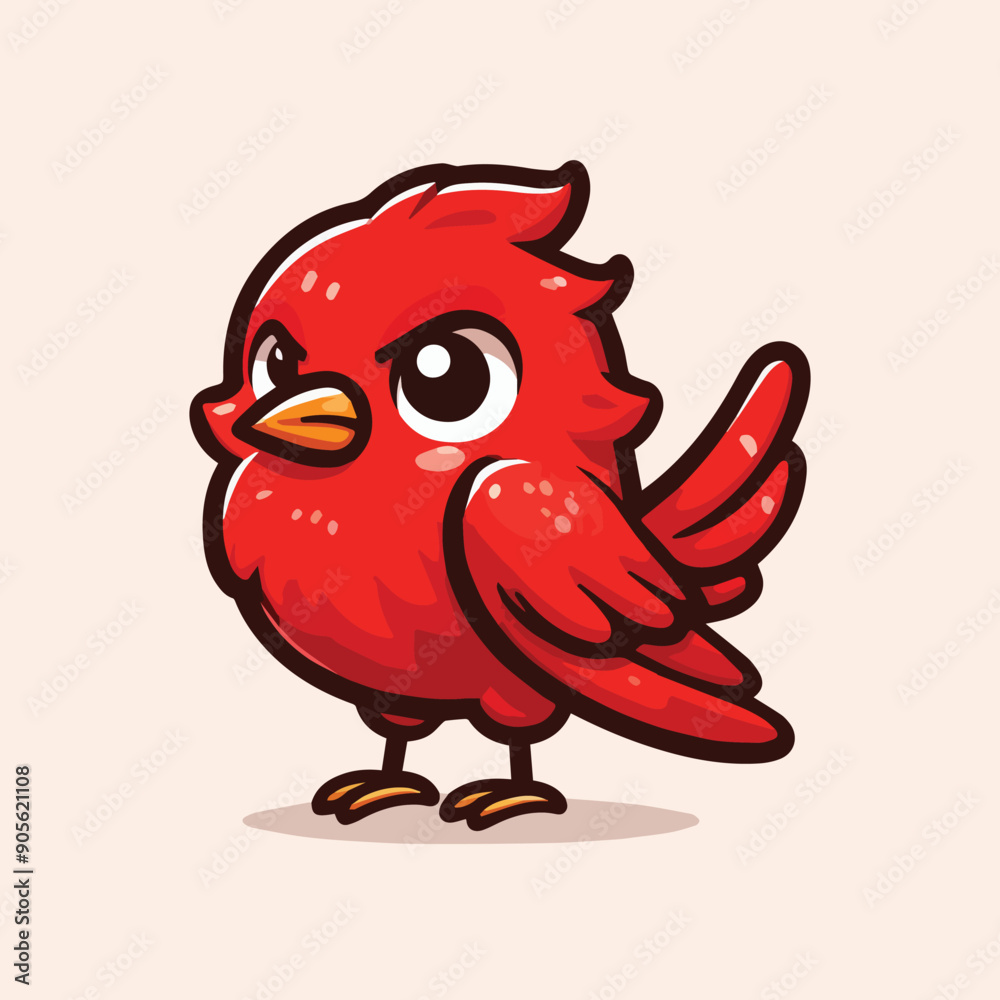 Cute Bird Vector Cartoon Illustration Cute Bird Vector Cartoon Illustration