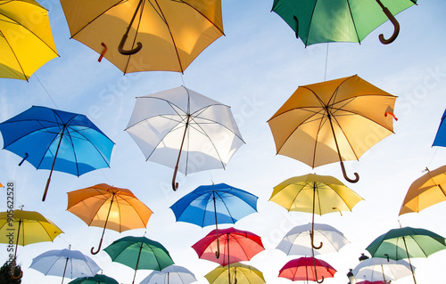 seamless pattern with umbrellas