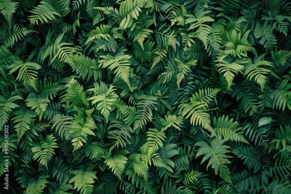 Fototapeta premium A lush green plant with many leaves