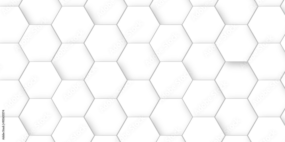 Abstract hexagonal futuristic geometric backdrop White 3d embossed creative hexagon, honeycomb white hexagon concept design abstract technology vector background, or wallpaper. Abstract hexagonal futuristic geometric backdrop White 3d embossed creative hexagon, honeycomb white hexagon concept design abstract technology vector background, or wallpaper.