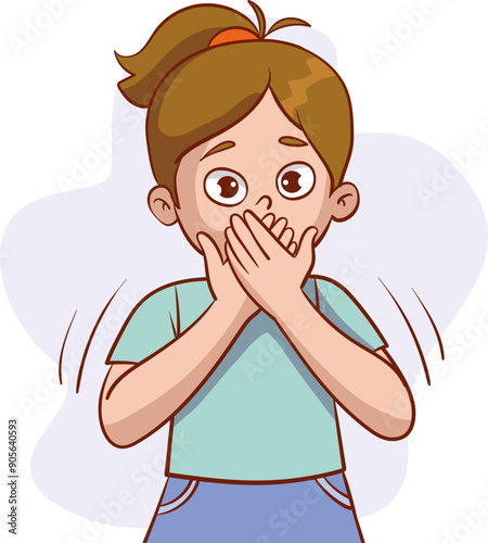 Behaviors such as closing eyes, making stop signs, shouting angrily, covering mouth with hands.Different negative emotions, feelings, facial expressions, hand movements and body languages ​​