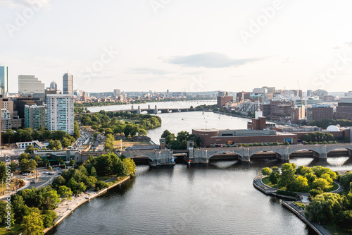 Over The Charles River in Boston and Cambridge