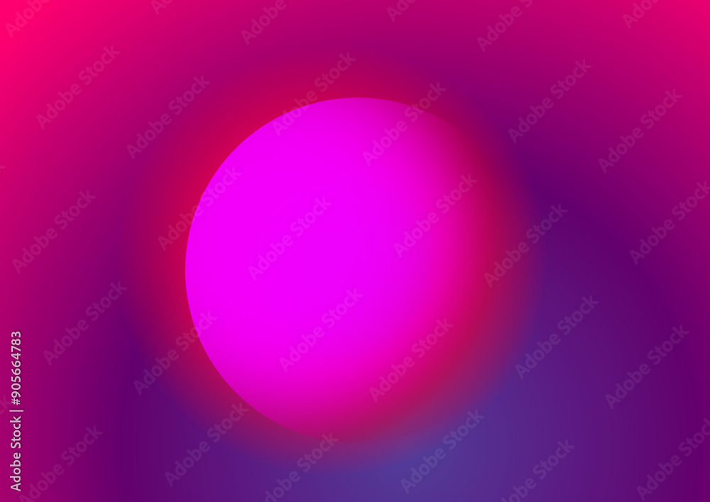 Obraz premium Modern energetic abstract background with bright colors with a sphere in the middle of interlacing colors