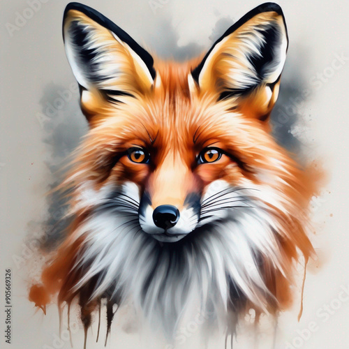 red fox illustration