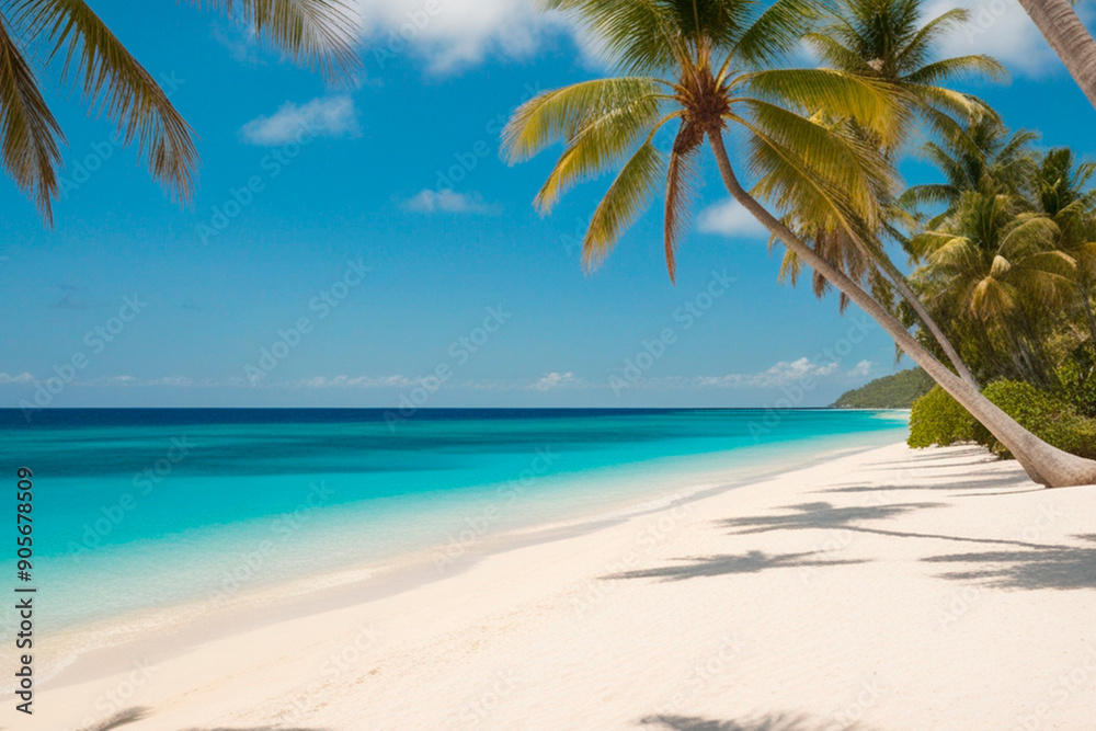 Obraz premium El sol despierta en la orilla