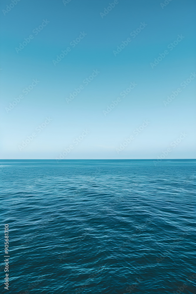 Tranquil Ocean Sky: An Ombre Gradient Transitioning from Deep Ocean Blue to Delicate Sky Blue Tranquil Ocean Sky: An Ombre Gradient Transitioning from Deep Ocean Blue to Delicate Sky Blue