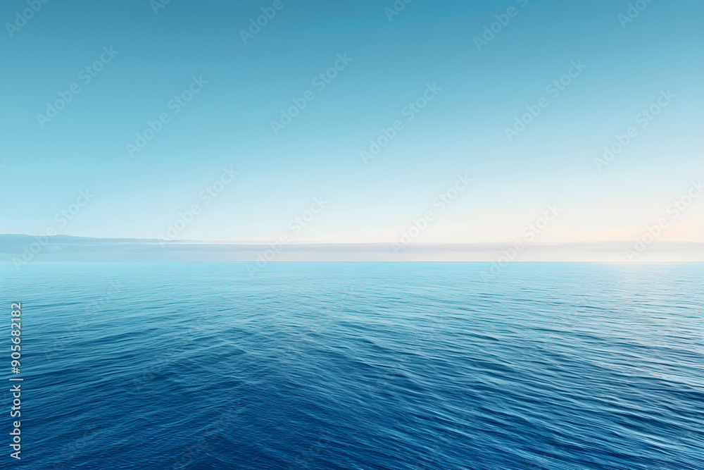 Tranquil Ocean Sky: An Ombre Gradient Transitioning from Deep Ocean Blue to Delicate Sky Blue Tranquil Ocean Sky: An Ombre Gradient Transitioning from Deep Ocean Blue to Delicate Sky Blue