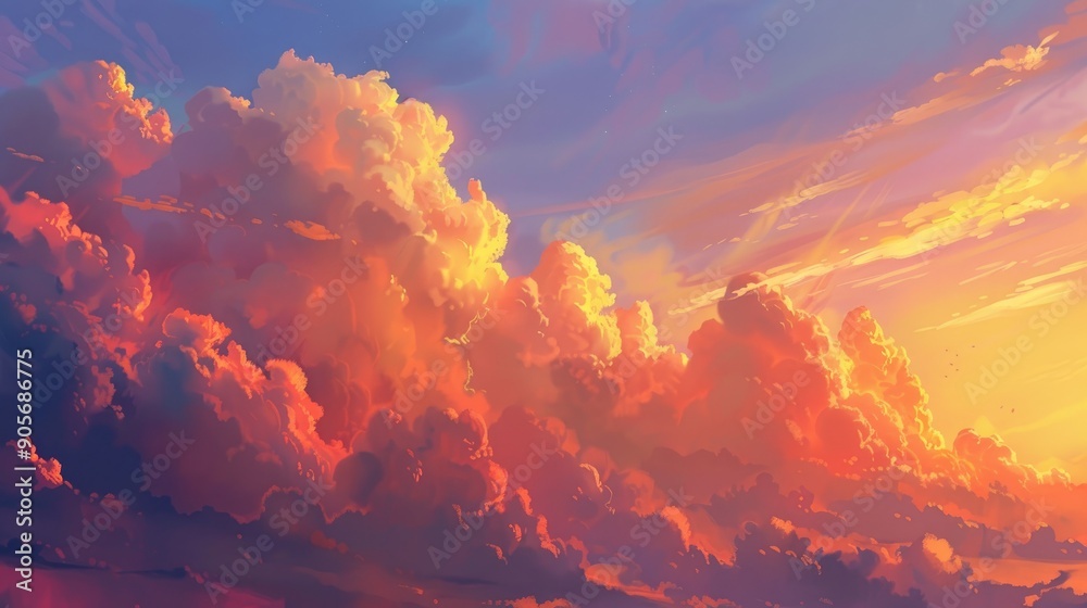 Sunset clouds Sunset clouds