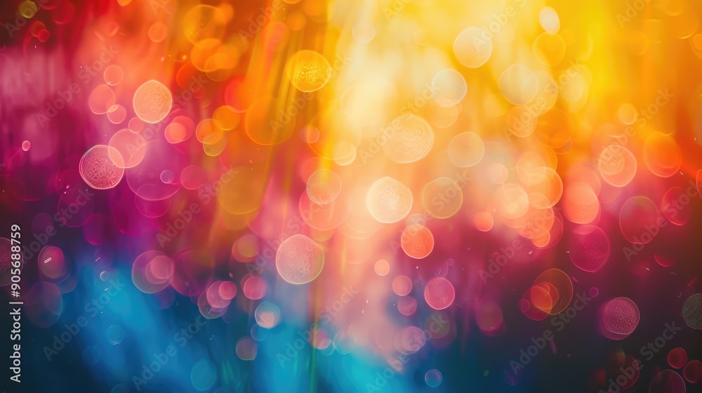 Vibrant blurred background for web design and wallpaper