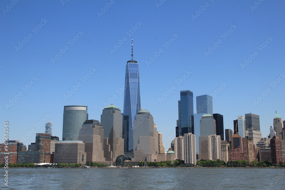 Fototapeta premium Skyline, New York, NY