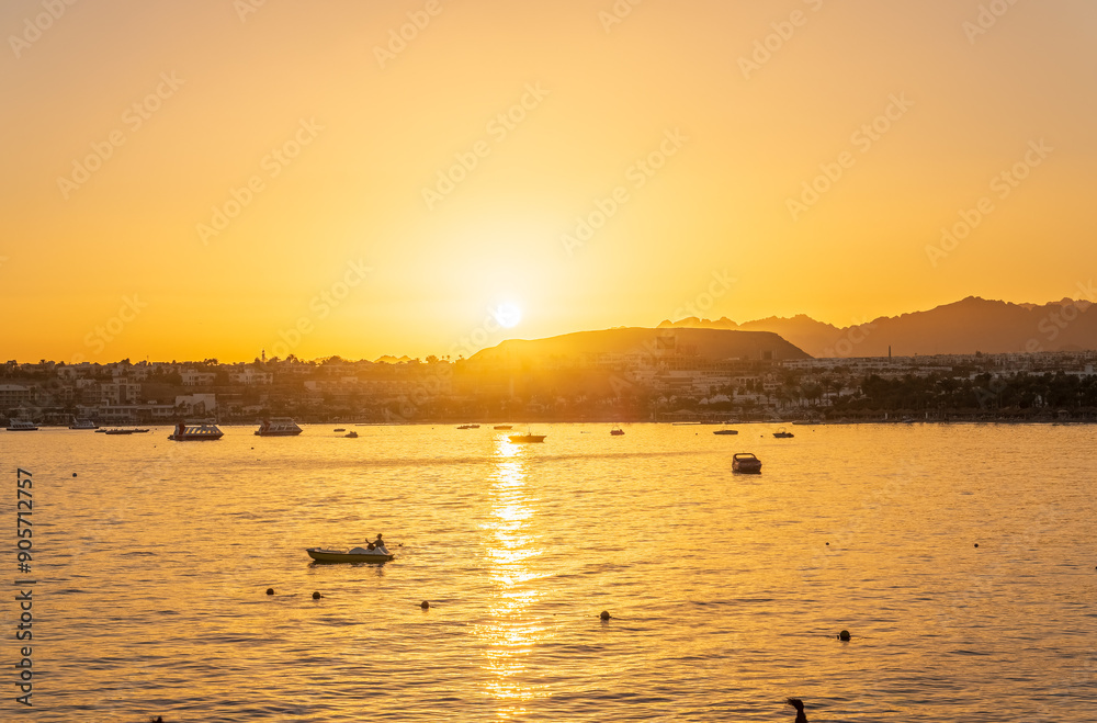 Scenic view of Naama Bay, Sharm-el-Sheikh, Egypt Scenic view of Naama Bay, Sharm-el-Sheikh, Egypt