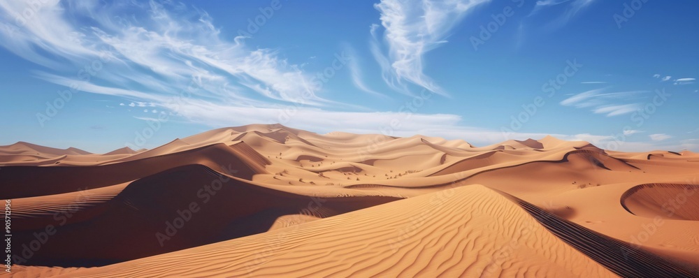 Naklejka premium sand dunes in the desert