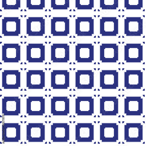A seamless geometric wallpaper pattern design featuring a vintage vector illustration. The texture art showcases a retro hexagon tile ornament, creating a stylish backdrop