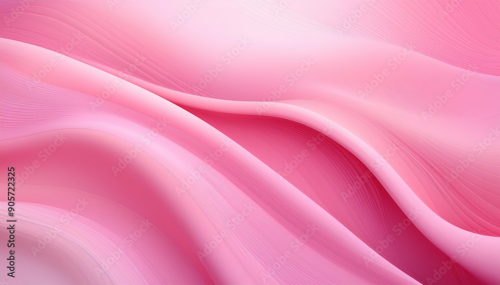 Fototapeta premium artistic pink waves soft abstract background bright gradient art dynamic wavy background pastel abstract design colorful gradient wave