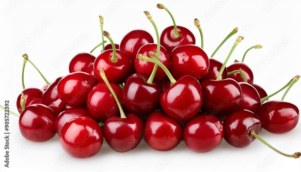 pile of sweet cherries cut out pile of sweet cherries cut out