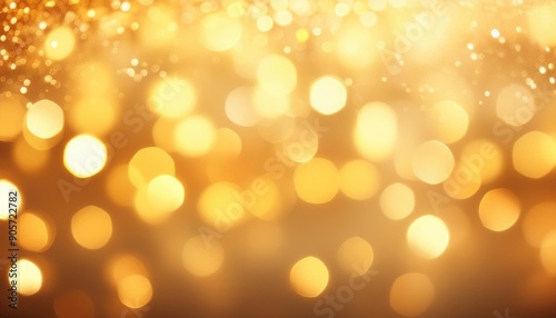 golden color blurred abstract background yellow bokeh christmas blurred beautiful shiny christmas lights