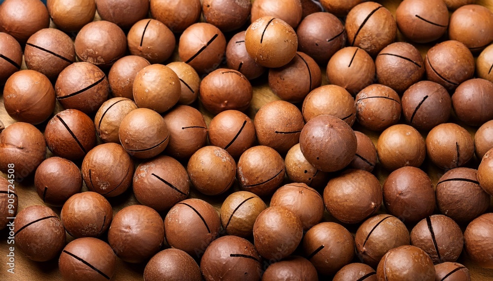 background texture of fresh natural macadamia nuts background texture of fresh natural macadamia nuts