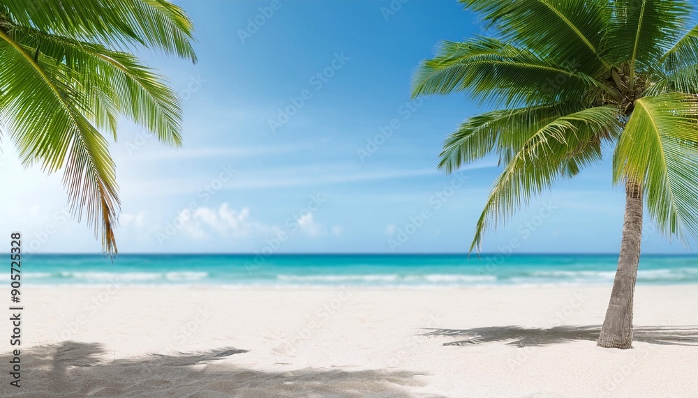 seamless looping animation of empty summer tropical beach with coconut palms summer travel concept 3d animation seamless looping animation of empty summer tropical beach with coconut palms summer travel concept 3d animation