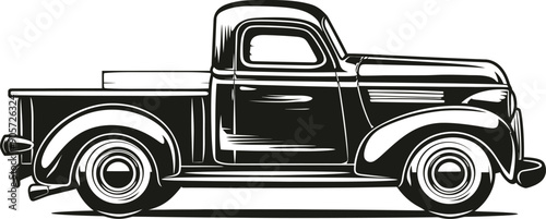 Classic vintage retro car logo and silhouette iocn collection